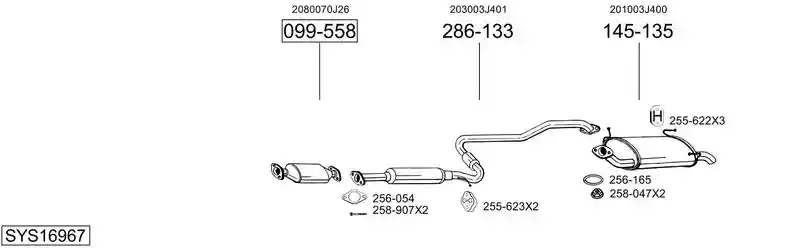 BOSAL SYS16967
