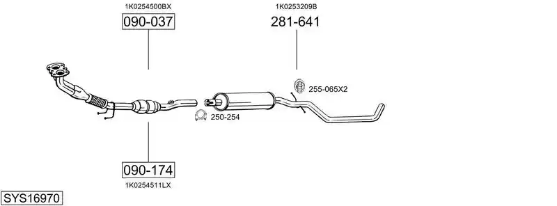 BOSAL SYS16970