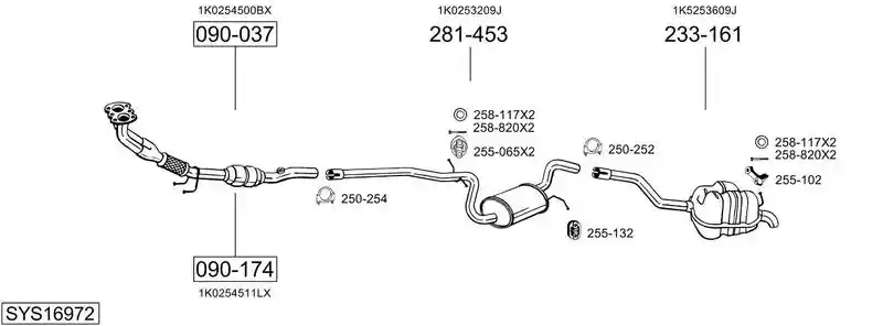 BOSAL SYS16972