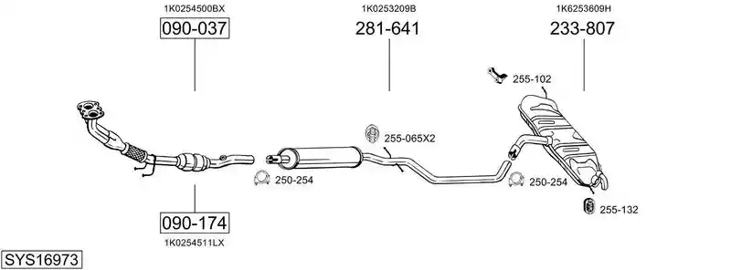 BOSAL SYS16973