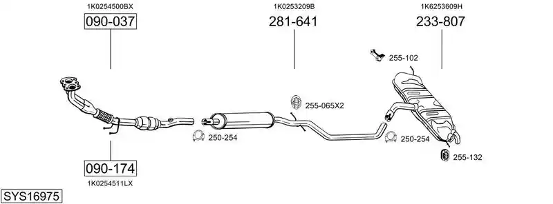 BOSAL SYS16975