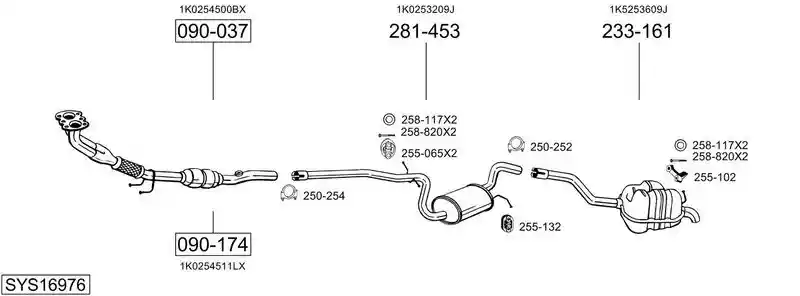 BOSAL SYS16976