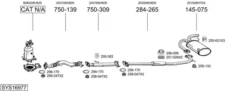 BOSAL SYS16977