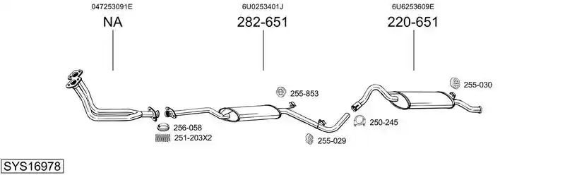 BOSAL SYS16978