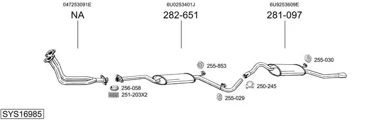 BOSAL SYS16985