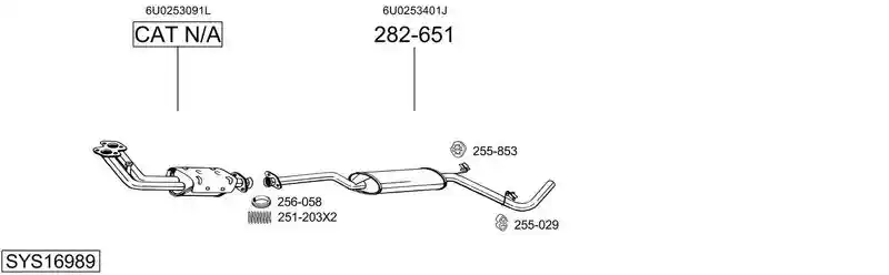 BOSAL SYS16989