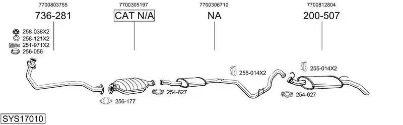 BOSAL SYS17010