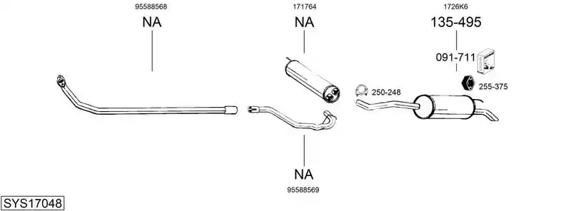 BOSAL SYS17048