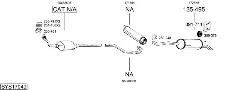 BOSAL SYS17049