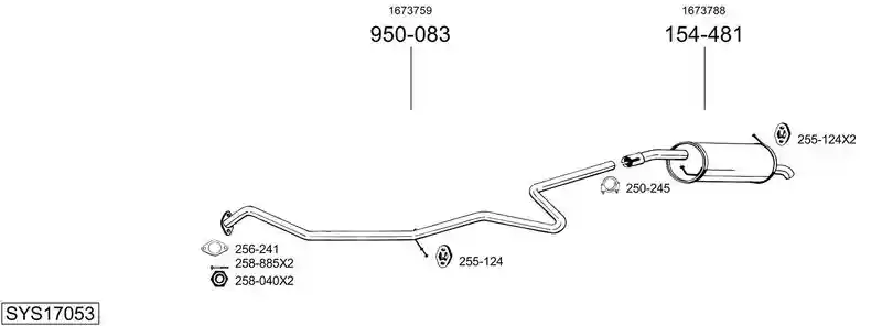 BOSAL SYS17053