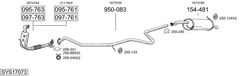 BOSAL SYS17073