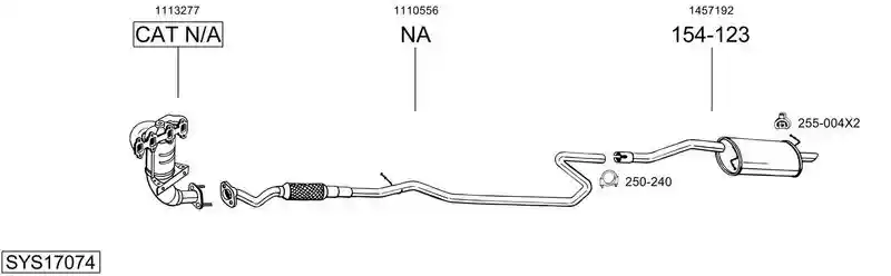 BOSAL SYS17074