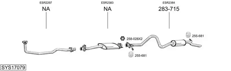 BOSAL SYS17079