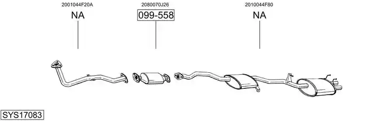 BOSAL SYS17083