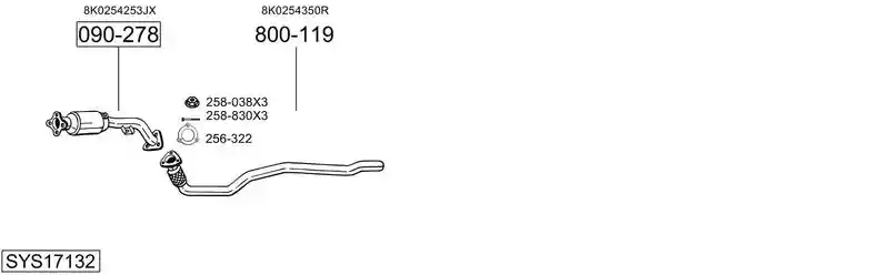 BOSAL SYS17132