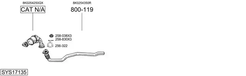 BOSAL SYS17135