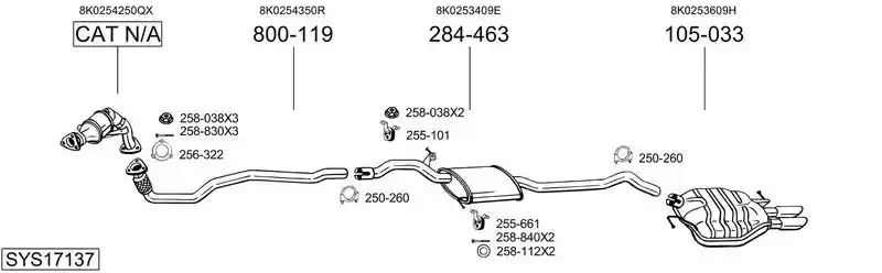 BOSAL SYS17137