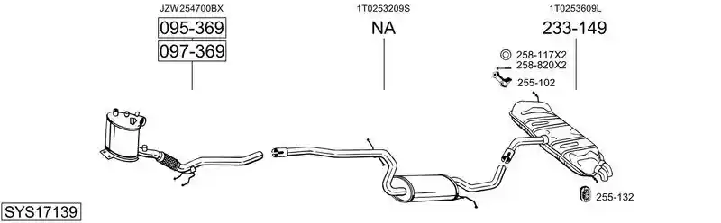 BOSAL SYS17139