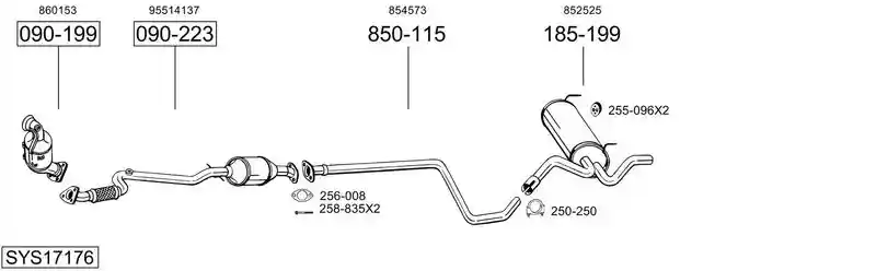 BOSAL SYS17176