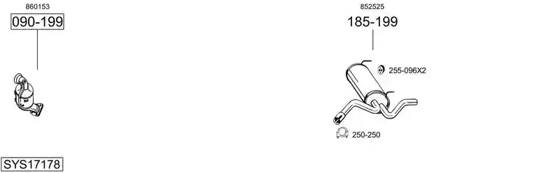 BOSAL SYS17178