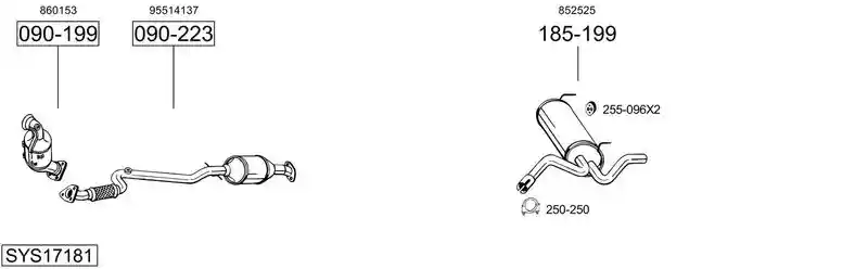 BOSAL SYS17181