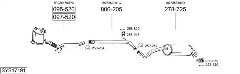 BOSAL SYS17191
