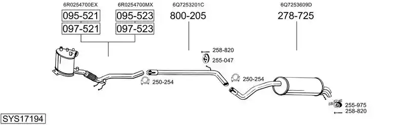BOSAL SYS17194
