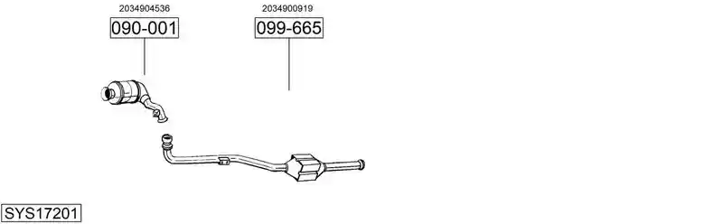 BOSAL SYS17201