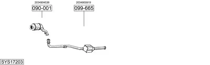 BOSAL SYS17203