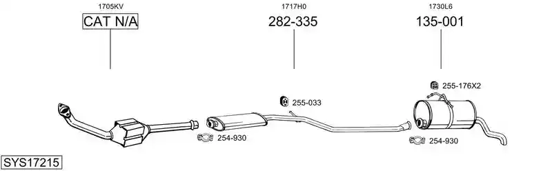 BOSAL SYS17215