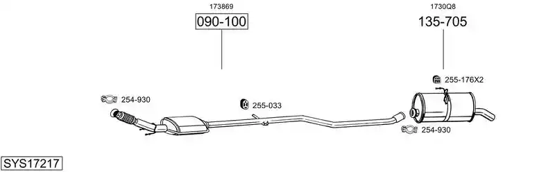 BOSAL SYS17217