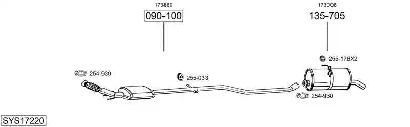 BOSAL SYS17220
