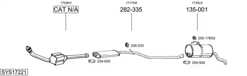 BOSAL SYS17221