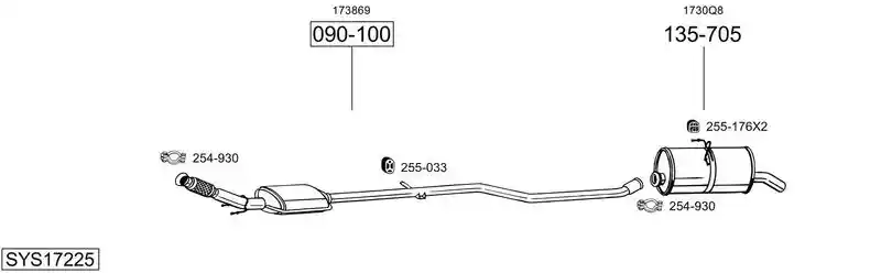 BOSAL SYS17225