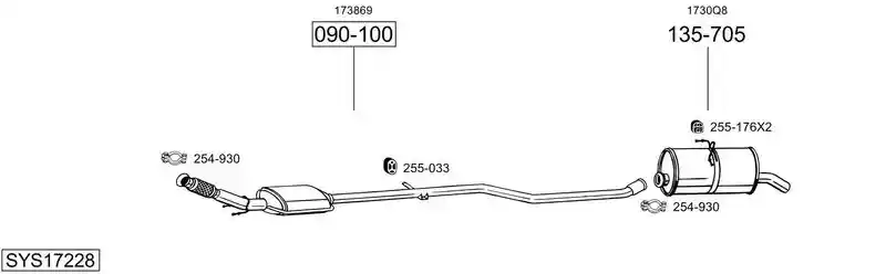 BOSAL SYS17228