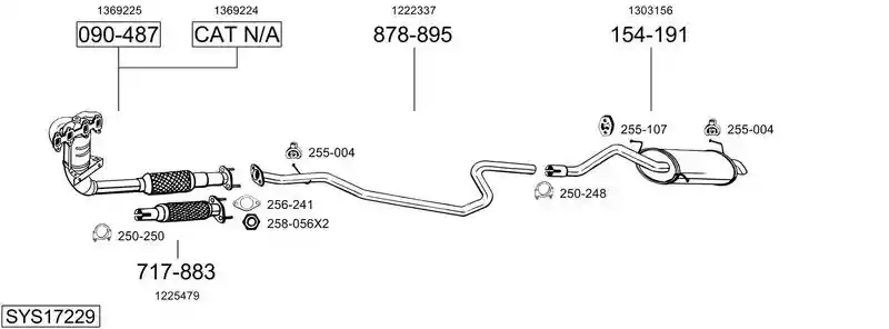 BOSAL SYS17229