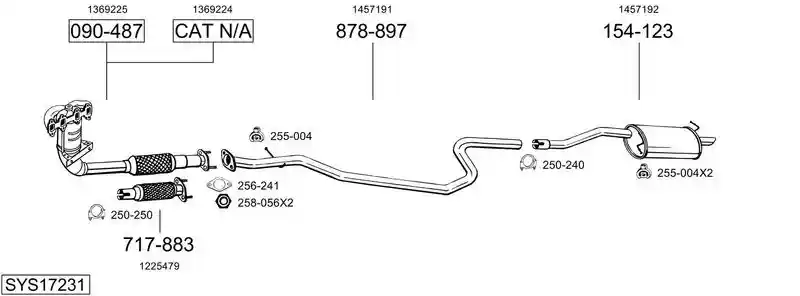 BOSAL SYS17231