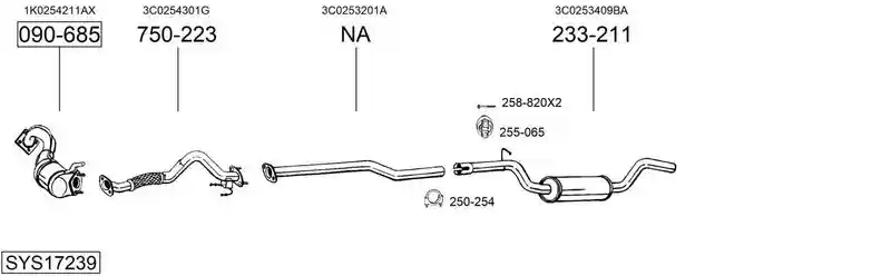 BOSAL SYS17239