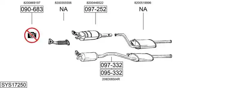 BOSAL SYS17250