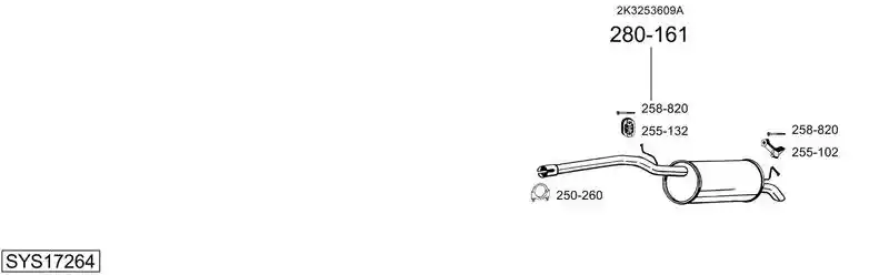 BOSAL SYS17264