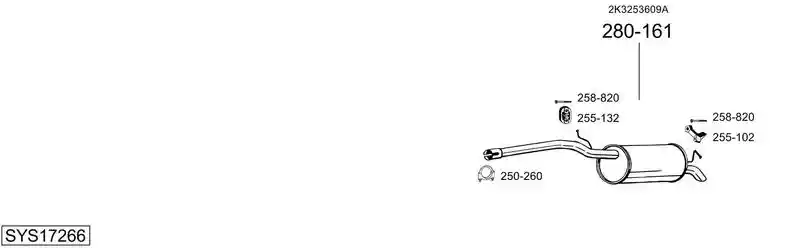 BOSAL SYS17266