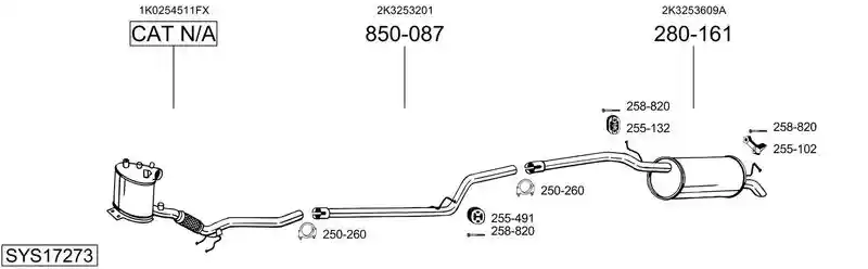 BOSAL SYS17273