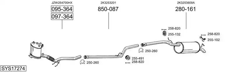 BOSAL SYS17274