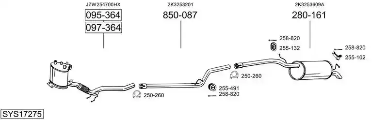 BOSAL SYS17275