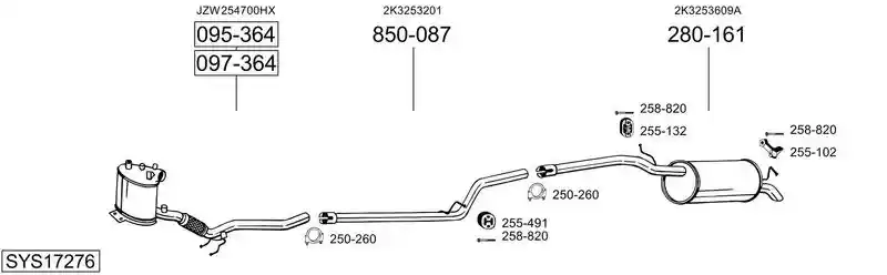 BOSAL SYS17276