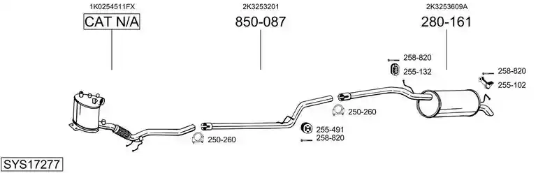 BOSAL SYS17277