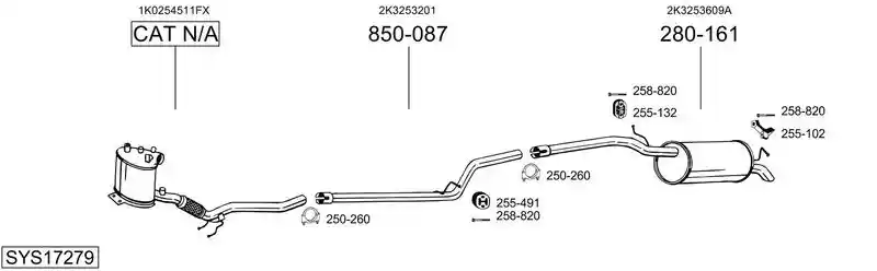 BOSAL SYS17279