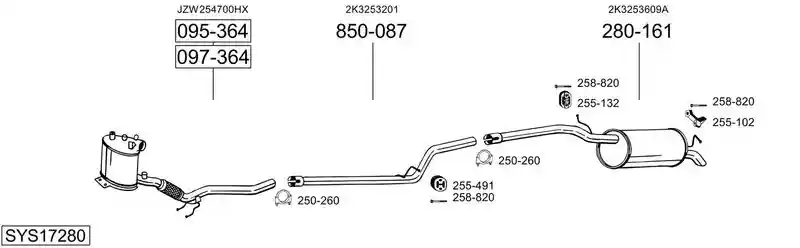 BOSAL SYS17280