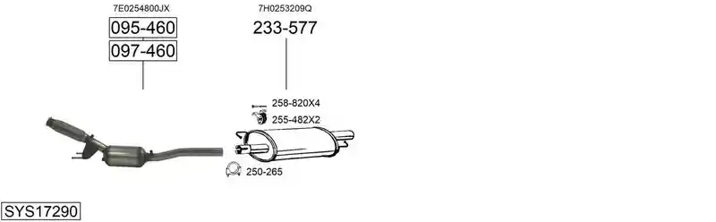 BOSAL SYS17290