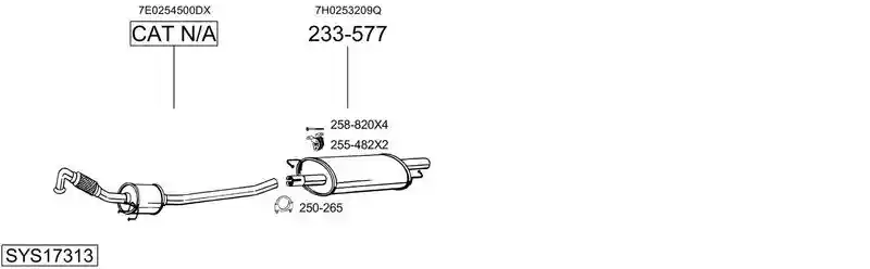 BOSAL SYS17313